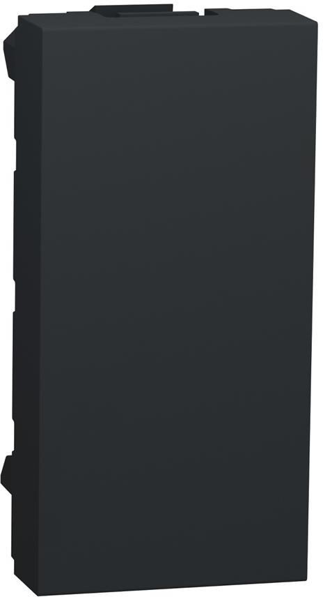 Празен модул 1 мод. цвят Антрацит Unica SE