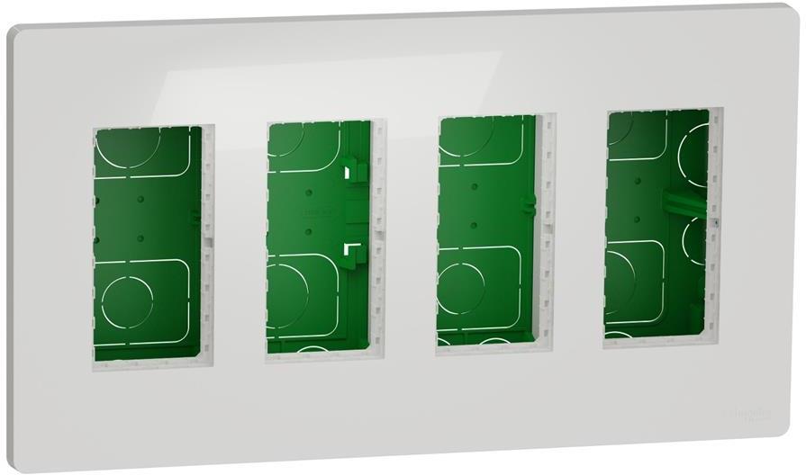 Моноблок за скрит монтаж 4x4 мод. цвят Бял Unica System+ SE