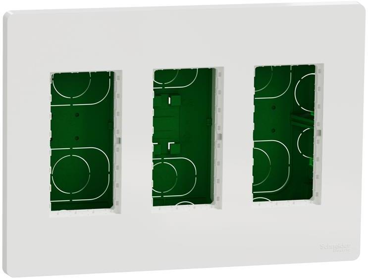 Моноблок за скрит монтаж 3x4 мод. цвят Бял Unica System+ SE