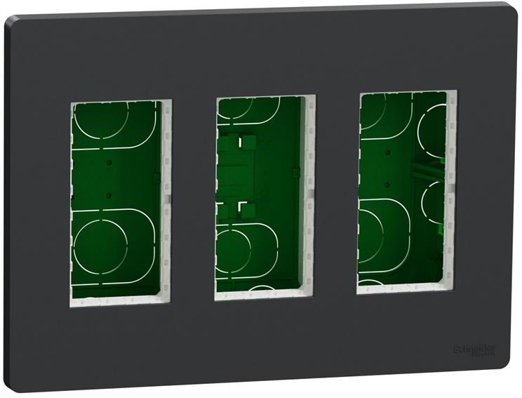 Моноблок за скрит монтаж 3x4 мод. цвят Антрацит Unica System+ SE