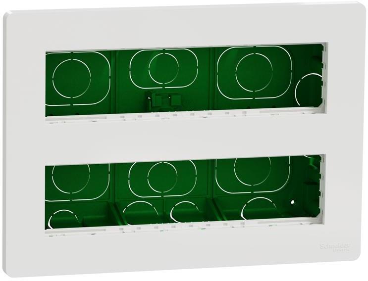 Моноблок за скрит монтаж 2x8 мод. Антибактериален Unica System+ SE