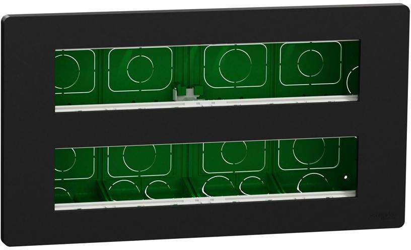 Моноблок за скрит монтаж 2x10 мод. цвят Антрацит Unica System+ SE