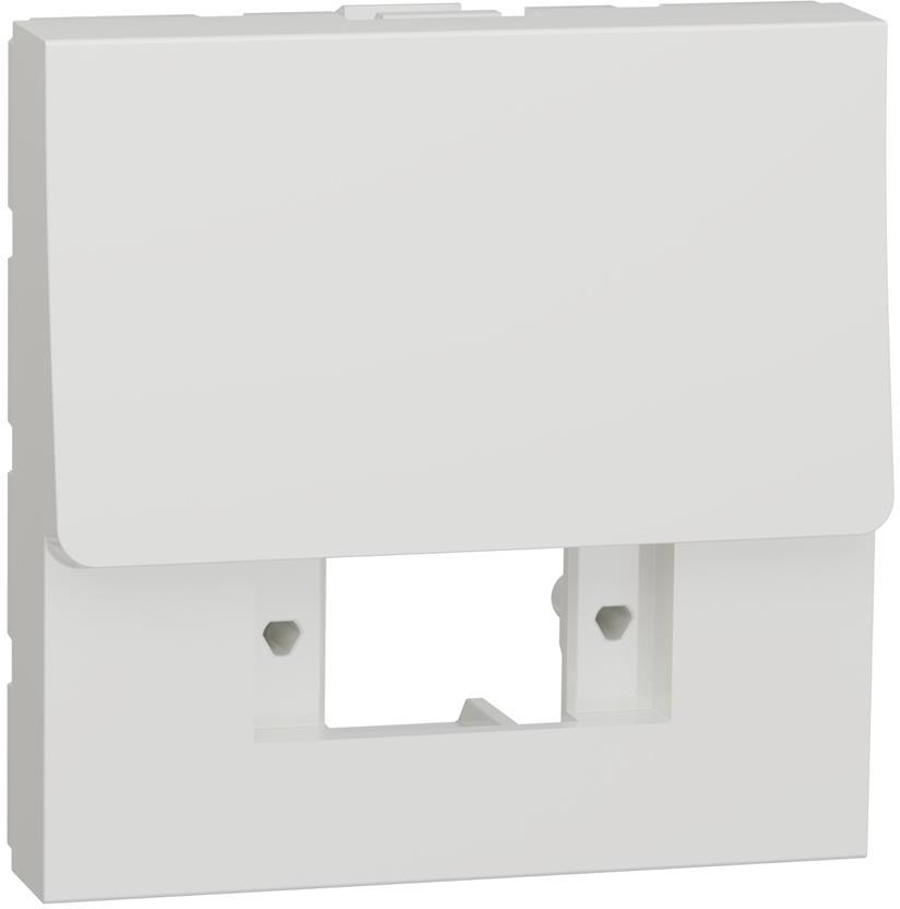 Лицев панел 45х45мм за 1х SCS/LCD оптика 2 мод. цвят Бял Unica SE