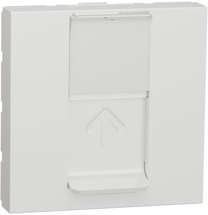 Розетка RJ45 STP cat.6A S-One 2 мод. цвят Бял Unica SE