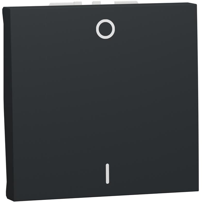Двуполюсен ключ 16А 2 мод. цвят Антрацит Unica SE
