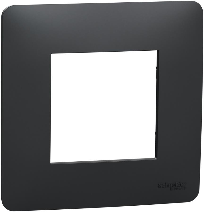 Лицева рамка 1х цвят Антрацит Unica Studio SE