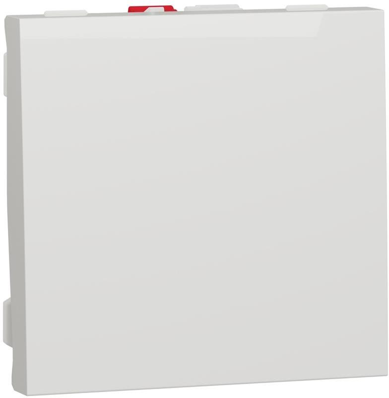 Еднополюсен ключ 2 мод. цвят Бял Unica SE