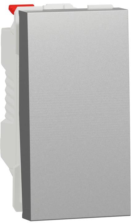 Бутон 1 мод. цвят Алуминий Unica SE