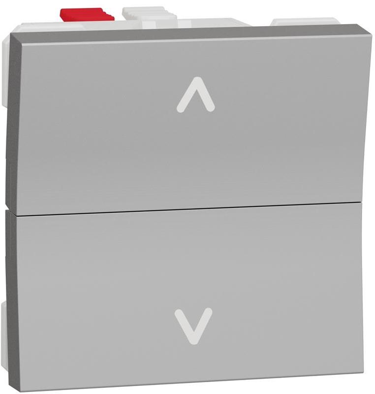 Бутон за щори 2 мод. цвят Алуминий Unica SE