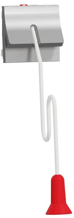 Бутон NO/NC с шнур 2 мод. цвят Алуминий Unica SE