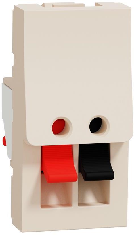 Розетка за тонколони 1 мод. цвят Крем Unica SE