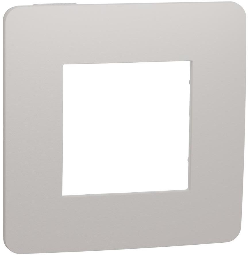 Лицева рамка 1х цвят Сив / Бял Unica Studio Color SE /до изчерпване/