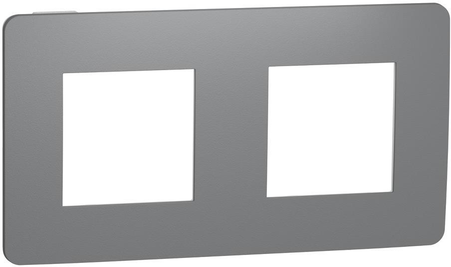 Лицева рамка 2х цвят Гранит / Бял Unica Studio Color SE /до изчерпване/