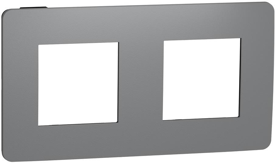 Лицева рамка 2х цвят Гранит / Антрацит Unica Studio Color SE /до изчерпване/