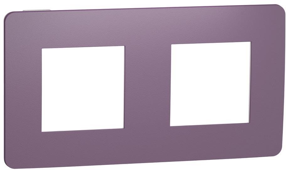 Лицева рамка 2х цвят Люляк / Бял Unica Studio Color SE /до изчерпване/