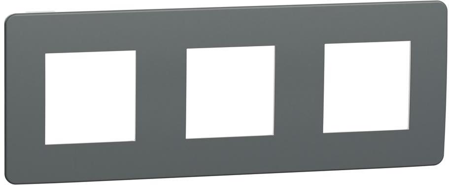 Лицева рамка 3х цвят Гранит / Бял Unica Studio Color SE /до изчерпване/