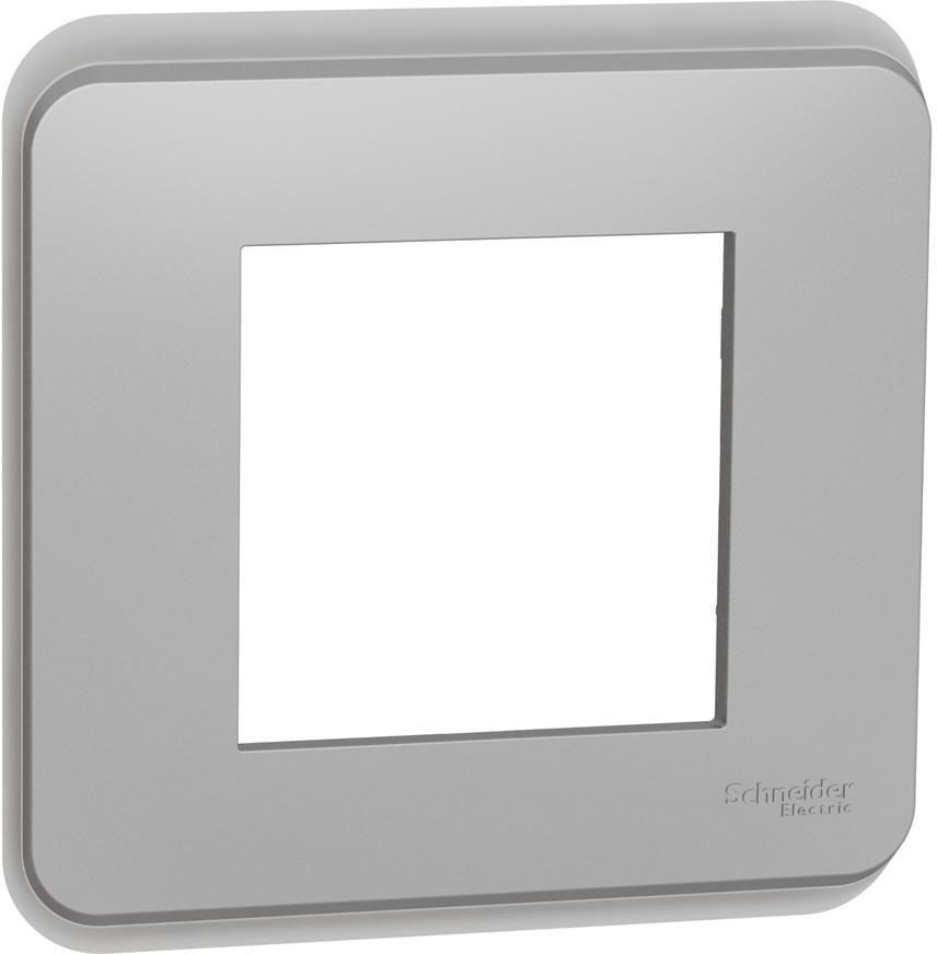 Лицева рамка 1х цвят Алуминий Unica Pro SE