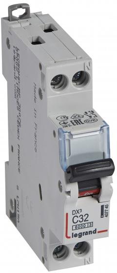 Автоматичен прекъсвач DX3 1P+N 32A крива С 6kA Legrand
