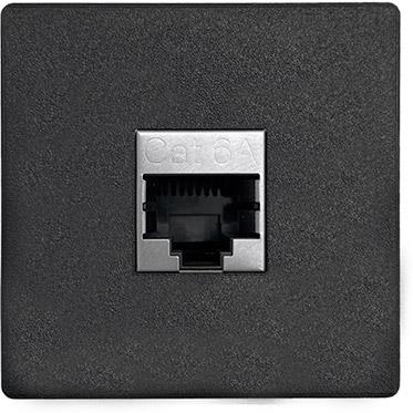 Модул IMP с 1х RJ45 Cat.6A цвят Черен, ABL