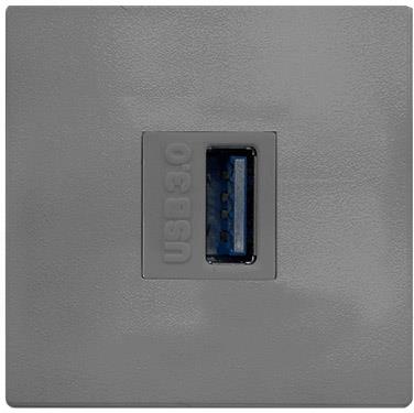 Модул IMP с 1х USB 3.0 цвят Сив, ABL