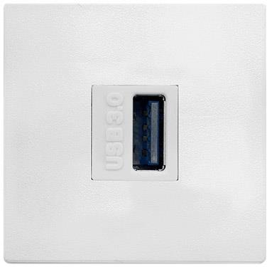 Модул IMP с 1х USB 3.0 цвят Бял, ABL
