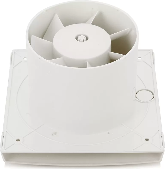 Вентилатор SILENTIS10 ф100мм, цвят Бял, 98м3/ч, 15W, 37dB комплект с клапа CATA