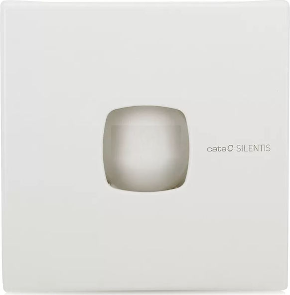 Вентилатор SILENTIS10 ф100мм, цвят Бял, 98м3/ч, 15W, 37dB комплект с клапа CATA
