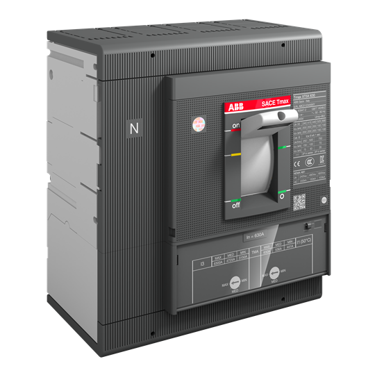 Автомат T Max XT5N 630А електронна защита Ekip LS/I 4P 36kA регулируем (In x 0.4...1) АВВ