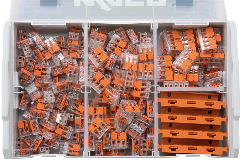 Комплект L-BOXX 221 Mini бързи връзки отваряеми Wago