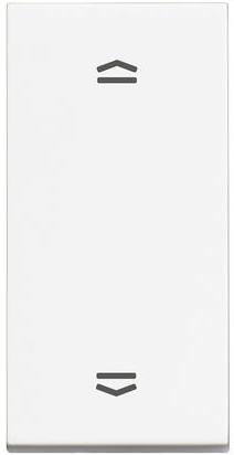 Ключ за щори 1 мод. 10A цвят Бял Classia Bticino