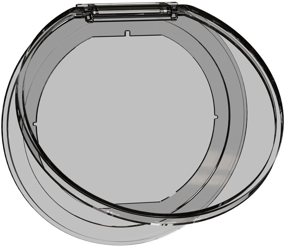 Защитен капак IP42 към модул за вграждане в бюро, цвят Бял Unica System+ SE