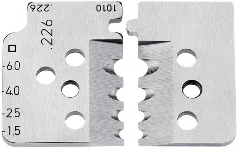 Резервна челюст за клещи заголващи прецизни (K121211), жило Ø1.5-6мм, Knipex