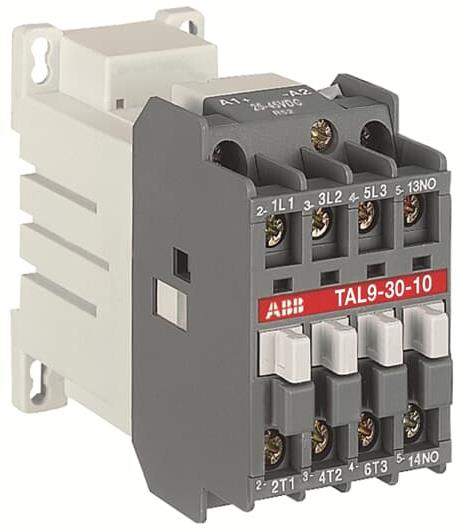 Контактор TAL9-30-10 3P 4kW (9A AC-3) 1NO 17...32V DC ABB