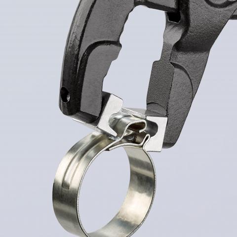 Клещи раздвижени за скоби, червена ръкохватка 250мм, Knipex