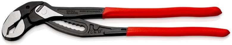 Клещи раздвижени Alligator, червена ръкохватка 400мм, Knipex