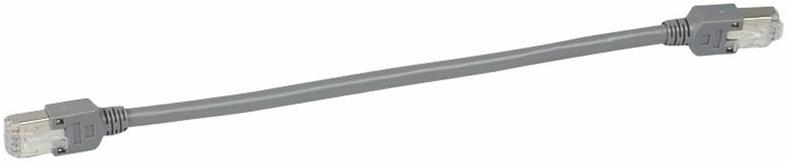 Корда Cat.6 S/FTP PVC сива – 0.2m Legrand