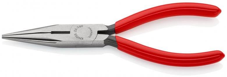 Клещи резачки с остър връх, червена ръкохватка 160мм, Knipex