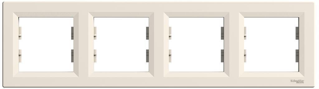 Рамка 4х цвят Крем Asfora SE