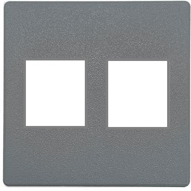 Модул IMP за 2х Keystone цвят Сив, ABL