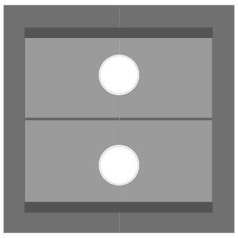 Модул IMP с 2х кабелен изход Ф10мм цвят Сив, ABL