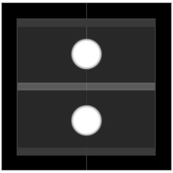 Модул IMP с 2х кабелен изход Ф10мм цвят Черен, ABL