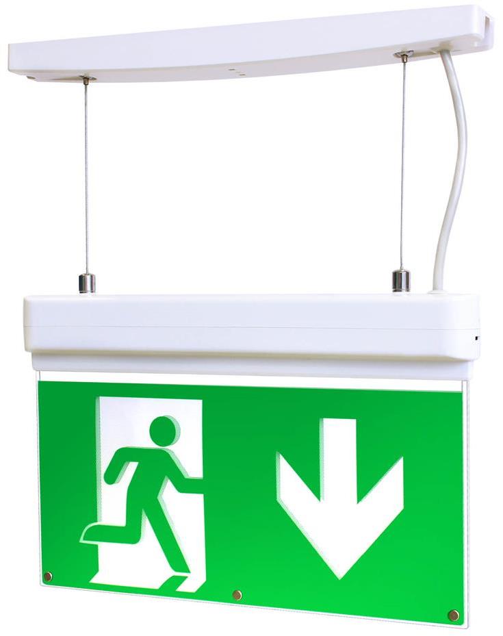 Авариен осветител LED 2.2W 3h IP20 универсален монтаж Commel