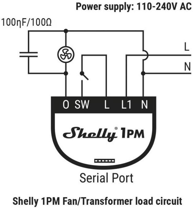 Демпфер за индуктивни товари Shelly RC Snubber - 266144
