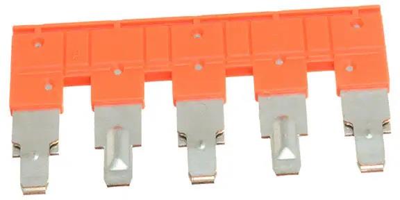 Гребен за редова клема 25мм2 5 полюса JB12-5 оранжев ABB