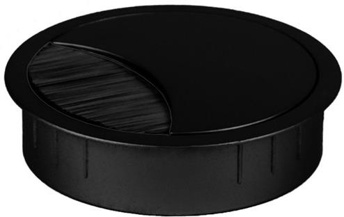 Мебелен громет LOOP ROUND Ф80мм, цвят Черен, Bachmann