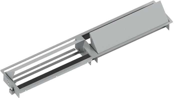 Метален капак CONI DUO 2x6M, цвят Алуминий, Bachmann