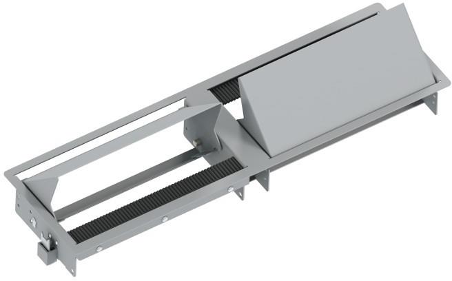 Метален капак CONI DUO 2x3M, цвят Алуминий, Bachmann