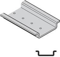 DIN шина 35х7,5х1мм ПЛЪТНА поцинкована линеен метър /2м разфасовка/ Scame