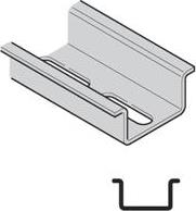 DIN шина 35х15х1мм ДЪЛБОКА перфорирана поцинкована линеен метър /2м разфасовка/ Scame