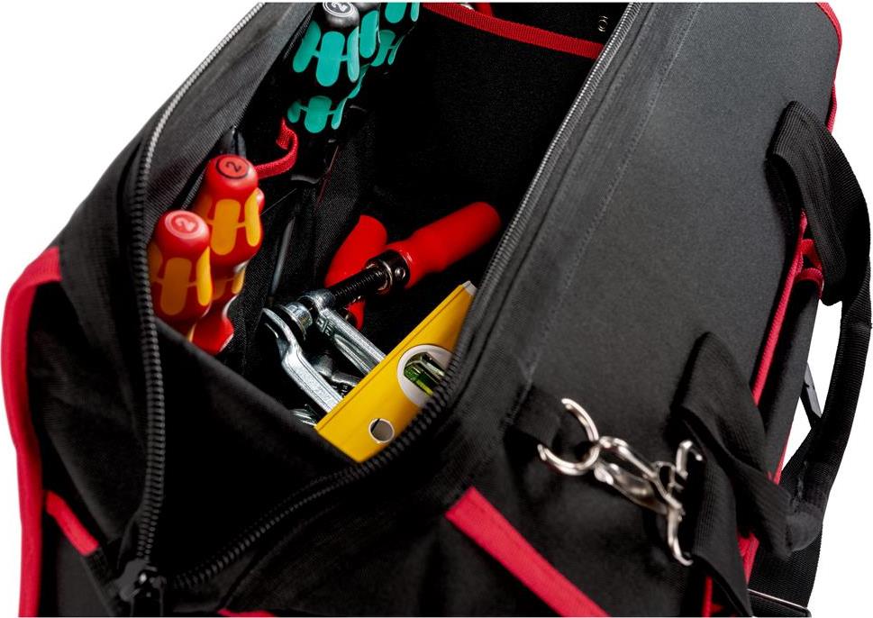 Чанта за рамо с цип BASIC Softbag M за 33 инструмента с усилено пластмасово дъно от синтетичен текстил PARAT